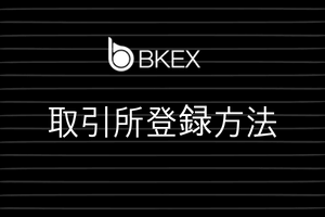 BKEX登録方法